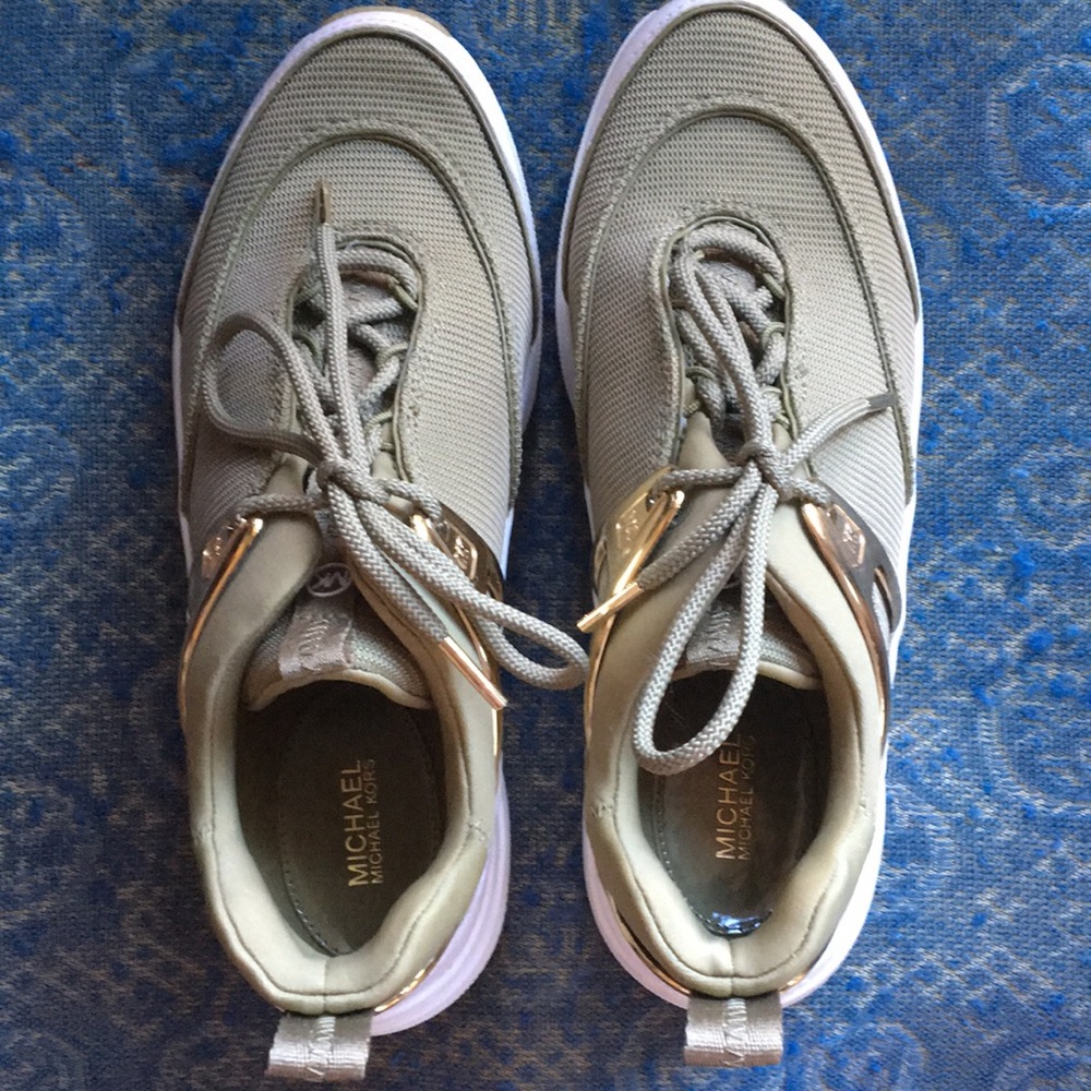New without tags Michael Kors womens sneaker wedge shoe.